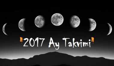 2017 AY TAKVİMİ 2017 AY TAKVİMİ