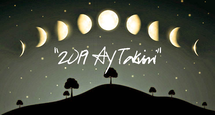 2019 ay takvimi