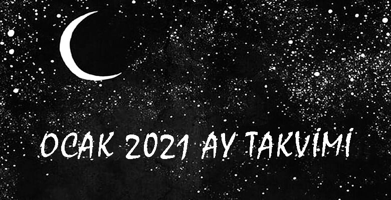 ocak 2021 ay takvimi